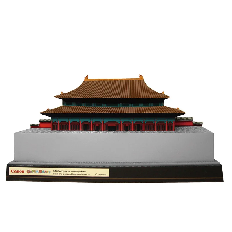 Китай Forbidden City architecture бумага для моделирования модель ручной работы сделай сам ручной работы домашняя работа