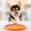 Disco volador de goma suave y Flexible para perros, disco volador plegable flotante en 4 colores para entrenamiento interactivo, suministros para perros y mascotas, 1 Uds. ► Foto 2/5