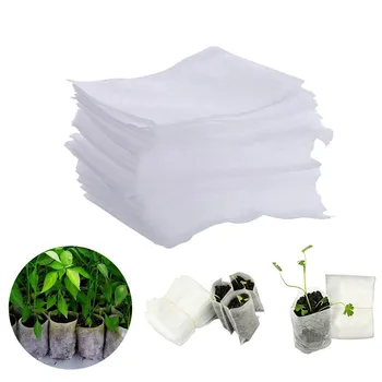 

Plant Pot Seedling Plants Nursery Bags Organic Biodegradable Grow Bags Fabric Eco-friendly Ventilate Growing Planting Bags