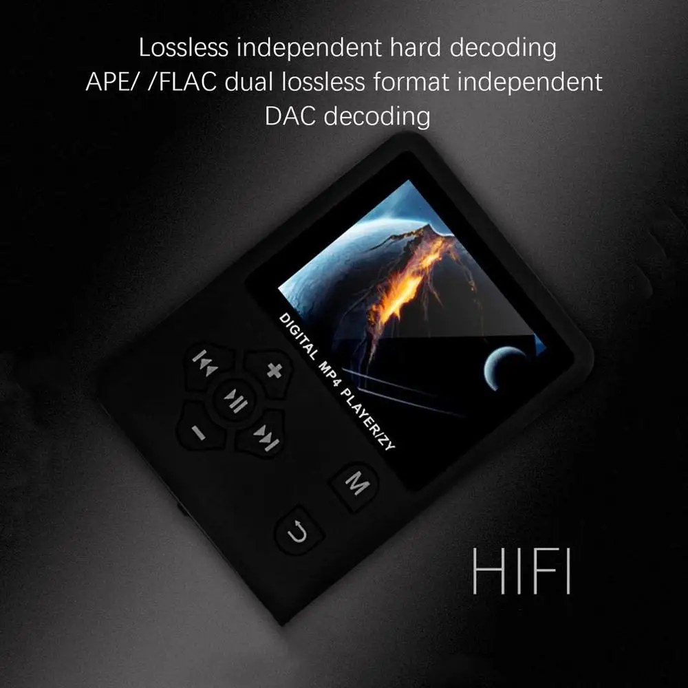 MP3 T2 card MP3 cross ultra-thin lightweight portable screen MP3 music player MP3 portable Round key Cross key