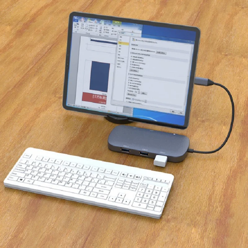 Тип-c док-станция тип-c концентратор конвертер HDMI кард-ридер Usb3.0 тип-c конвертер