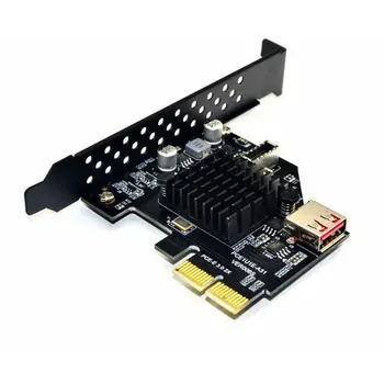 

Usb3.1 Front Type-E Expansion Card C-Type Plug 20Pin Asm3142 Forward And Reverse Transfer Card Board 10Gbps