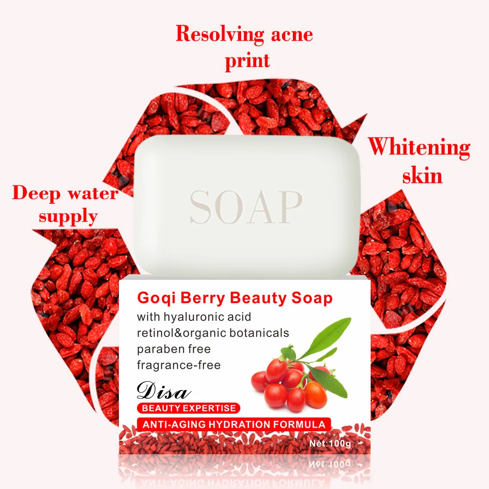 Goqi Berry Blackhead Remover Handmade Acne Treatment Soap Skin Whitening Soap Face & body Wash Skin Care Facial Cleaning Goqi Berry Blackhead Remover Handmade Acne Treatment Soap Skin Whitening Soap Face & body Wash Skin Care Facial Cleaning