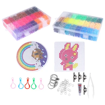 

48 Colors 12800 Pieces 5mm Manual Jigsaw Three-dimensional Puzzle Board Education Jigsaw Toys Funny Puzzle for Kids Adult