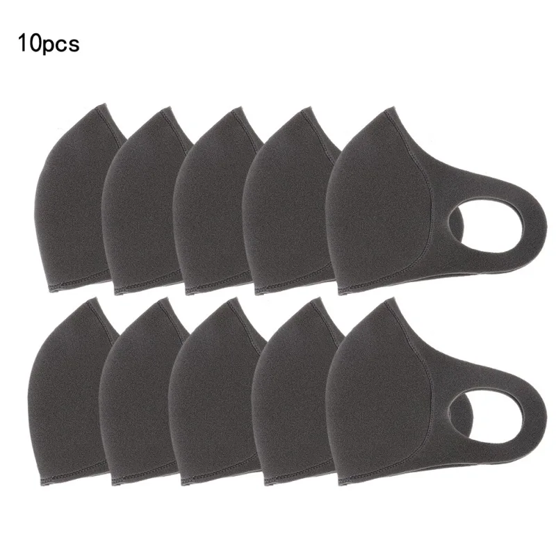 

10 pcs Integrated Reusable Fack mask Dust-proof And Breathable Safety Replaceable Filter Mask For Health Care