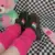 15 ЦВЕТОВ Японский JK uniform night style Корейский красочный Lolita girls' ins medium socks girls pile up socks Foot warming cover