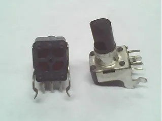 

2PCS/LOT ALPS brand, RK09 type double potentiometer, B10K, 13mm axis