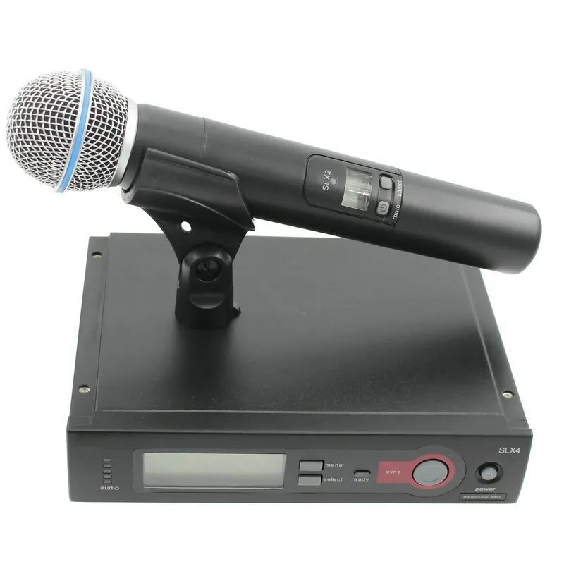 SLX24 UHF караоке беспроводная микрофонная система с передатчиком микрофонная стойка монтажный кронштейн стойки наборы