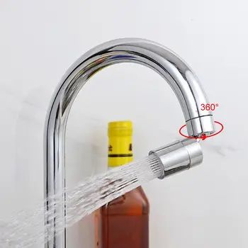

Sink Aerator Large-angle Rotating Faucet Suction Head Filter Multi-function Double Ball Universal Splash Head Kitchen Accessory