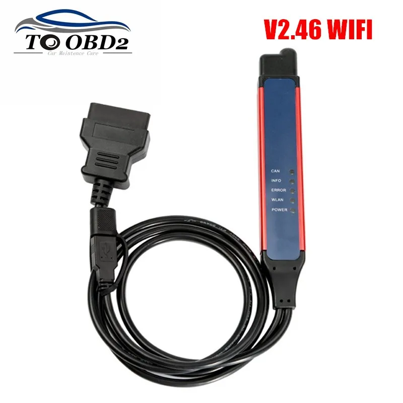 

SDP3 V2.46 VCI3 Trucks Heavy Duty Diagnostics tool with Wifi Wireless OBD2 car Scanner VCI-3 2.46 support Multi-language