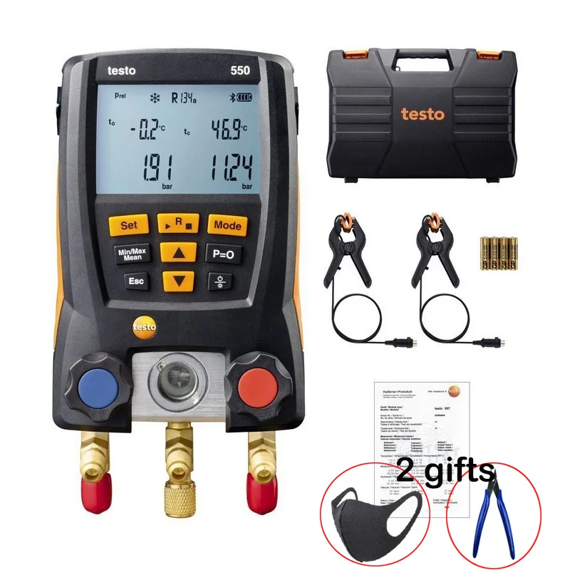 Digital Refrigeration Testo 550 Manifold Kit