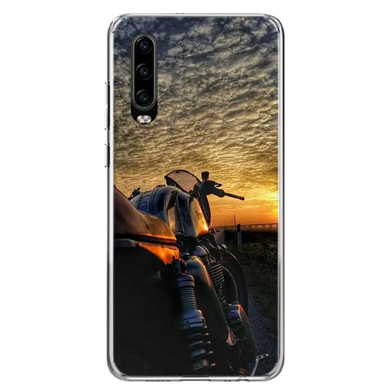 TW175-6 Motocross Cross Dirtbikes Cover Phone Case for Huawei P30 P20 Mate 30 20 10 Pro P10 Lite P Smart Z+ Coque Shell Capa - Цвет: TW175-6