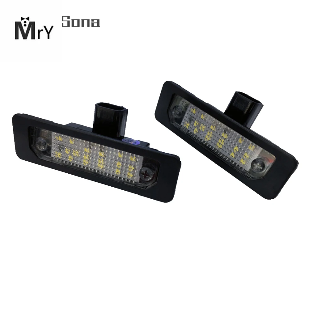 

2pcs LED License Plate Lamps for Ford Flex 2009~2018 LED License Number Plate Light lamps