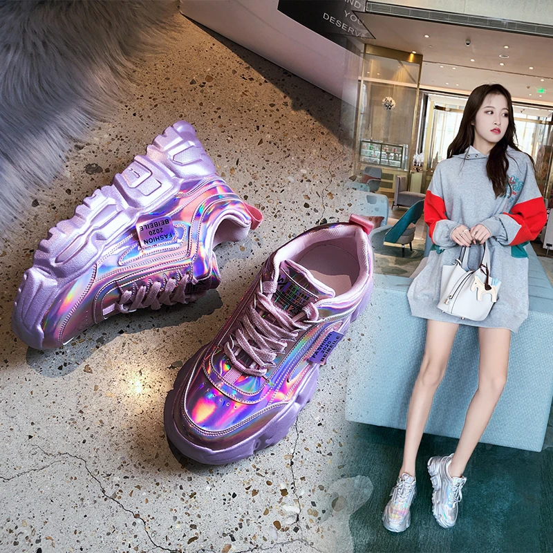 

shoes Womens Sneakers Women's Designer Shoes Tennis Female Platform Rhinestone Woman Fashion Colorful Summer Trainers Sparkles