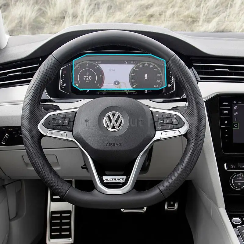 Auto Navigtion Gehärtetem Glas LCD Screen Schutz Film Aufkleber Dashboard  Schutz Für Volkswagen Passat Alltrack 2020 2021 - AliExpress