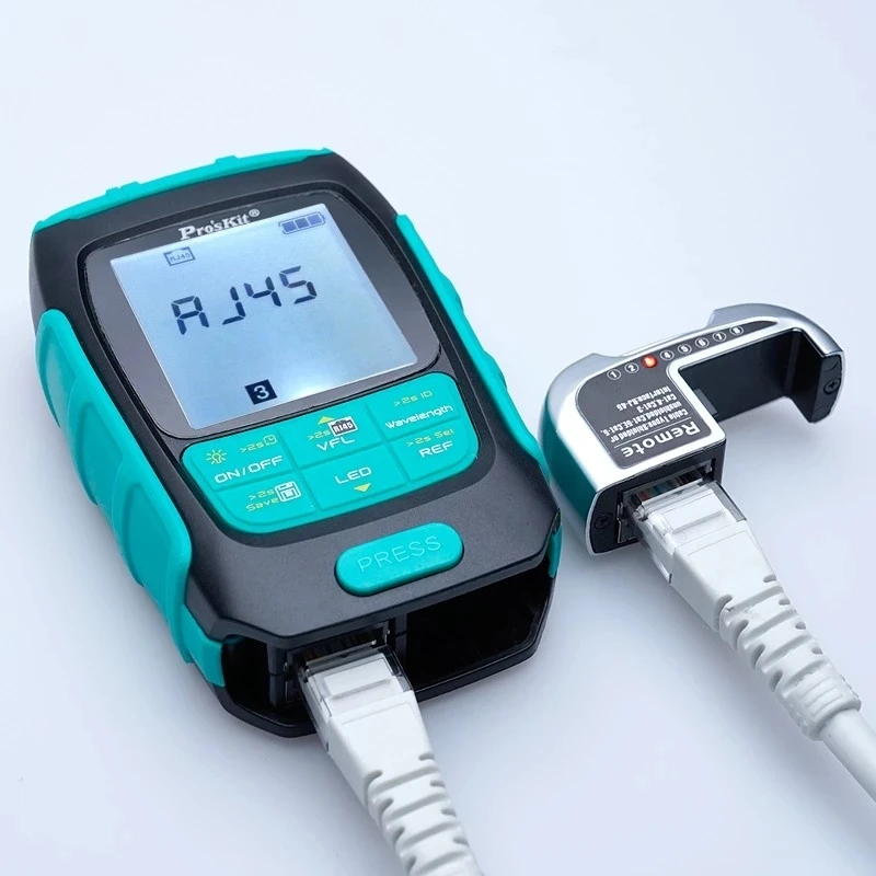 

Измеритель оптической мощности Pro'sKit, 4 в 1, Многофункциональный тестер оптоволоконной сети/разъединения/кабеля локальной сети, Визуальный дефектоскоп