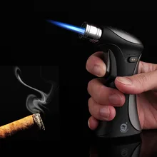 

Windproof Jet Flame Cigar Lighter 1300C Powerful Spray Gun Butane Torch Cigarette Lighter Smoking Accessories Encendedor