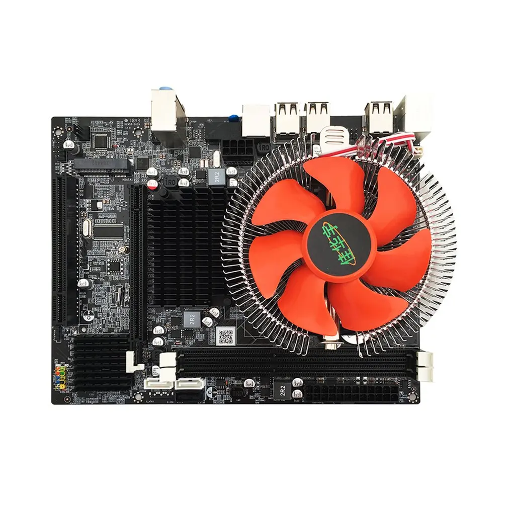 X58 Настольный ПК материнская плата LGA 1366 E5645 6 ядер 12 потоков ЦП+ 8 Гб памяти+ бесшумный вентилятор основная плата компьютера DDR3 ram
