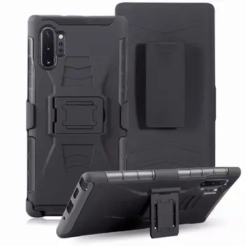 

ShockProof Heavy Duty Armour Tough Stand Case With Belt Clip For Samsung Galaxy Note 10+ 6.8"