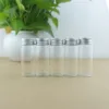 24 PCS/lot 20*30*80mm 40ml Small Glass Bottles Aluminum Caps Glass Tiny Jars Vials Transparent Glass Containers Perfume Bottles 4