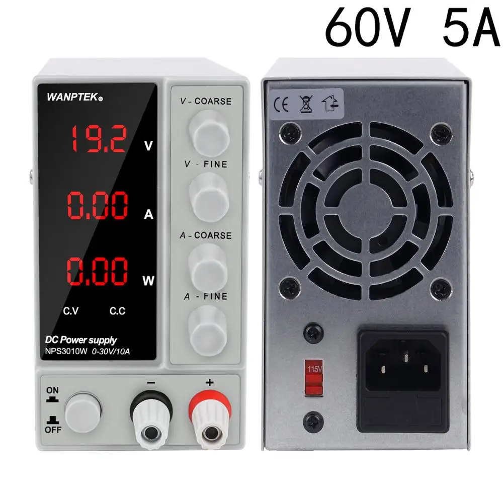 

NPSW 30V 10A DC Adjustable Lab Power Supply LaboratoryLED Display Adjustable Switching Regulator Dc Power Supplies 30 V