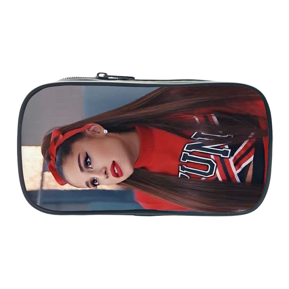 Детский чехол-карандаш Ariana Grande, 7 колец, маленькая сумка-тоут, косметичка для мальчиков и девочек, канцелярские сумки для хранения, школьные принадлежности, косметичка - Цвет: 111--JX-Ariana 6