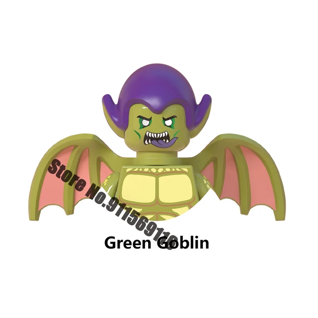 Superhero Spiderman Suit Building Blocks Bricks Mysterio Peter Parker Miles Morales Action Figures Kids Toys Christmas Gifts I-WM634