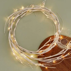48leds 1.8M Birch Tree Rattan Lamp DIY Fairy Garland Twig Vine Lights String for Valentine's Day Wedding Christmas Party Decor