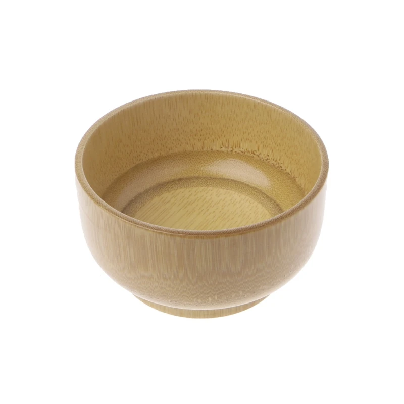 

Natural Bamboo Bowls Kids Tableware Salad Ramen Rice Dishes For Healthy Foods Bowl