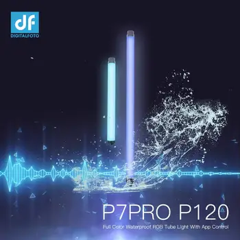 

Photography Videography 5m Waterproof IP68 RGB Tube Light Wand with App Control Builtin Battery Power Bank