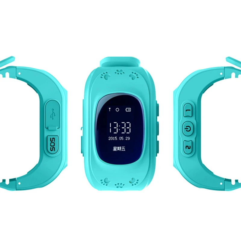 Smartwatch Q50 GPS Kids Smart Watch Phone with SOS Call Baby Tracker Safe Monitor Location Finder Child Positioning for Children