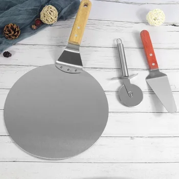 

3 pcs Stainless Steel Durable Kitchen Pizza Tools Set Cutter for Home