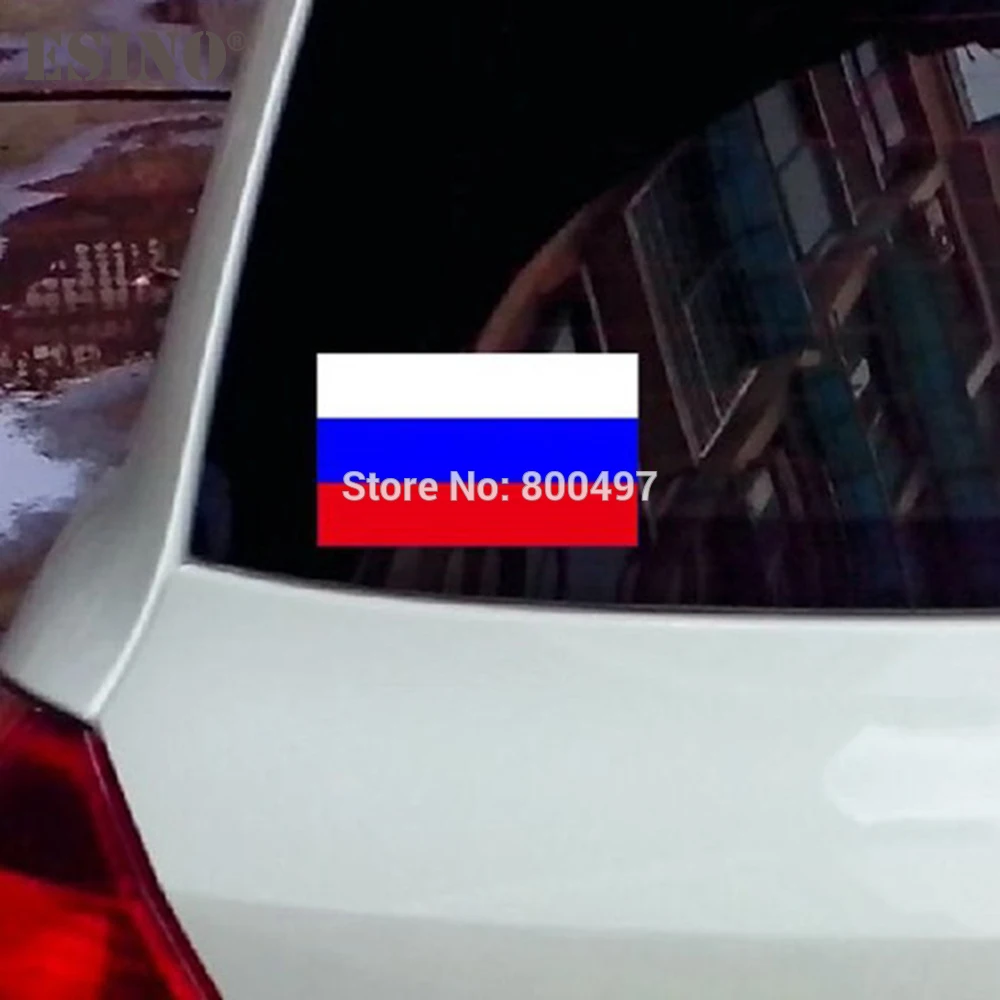 Funny Car Styling Decoration Russian Flag Reflective Auto Decal Cartoon Sticker Bumper Body Creative Pattern Vinyl | Автомобили и