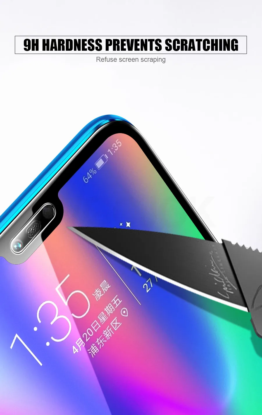 9H полное покрытие защитное стекло для huawei Y5 Y6 Y7 Prime защита экрана Y6 Y7 Pro Y9 Y5 Lite Закаленное стекло пленка