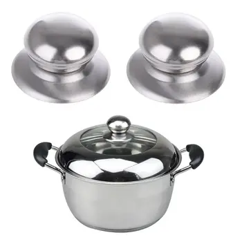 

MEXI 2PCS Kitchen Cookware Pot Lid Handles Knobs Replacements for Home Kitchen Electric Skillet Pot Accessories Parts