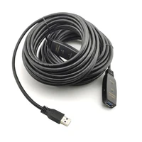 Cable de extensión activo USB 3,0 de 10M, con amplificador alimentado por usb 3,0 de 10m, macho a hembra