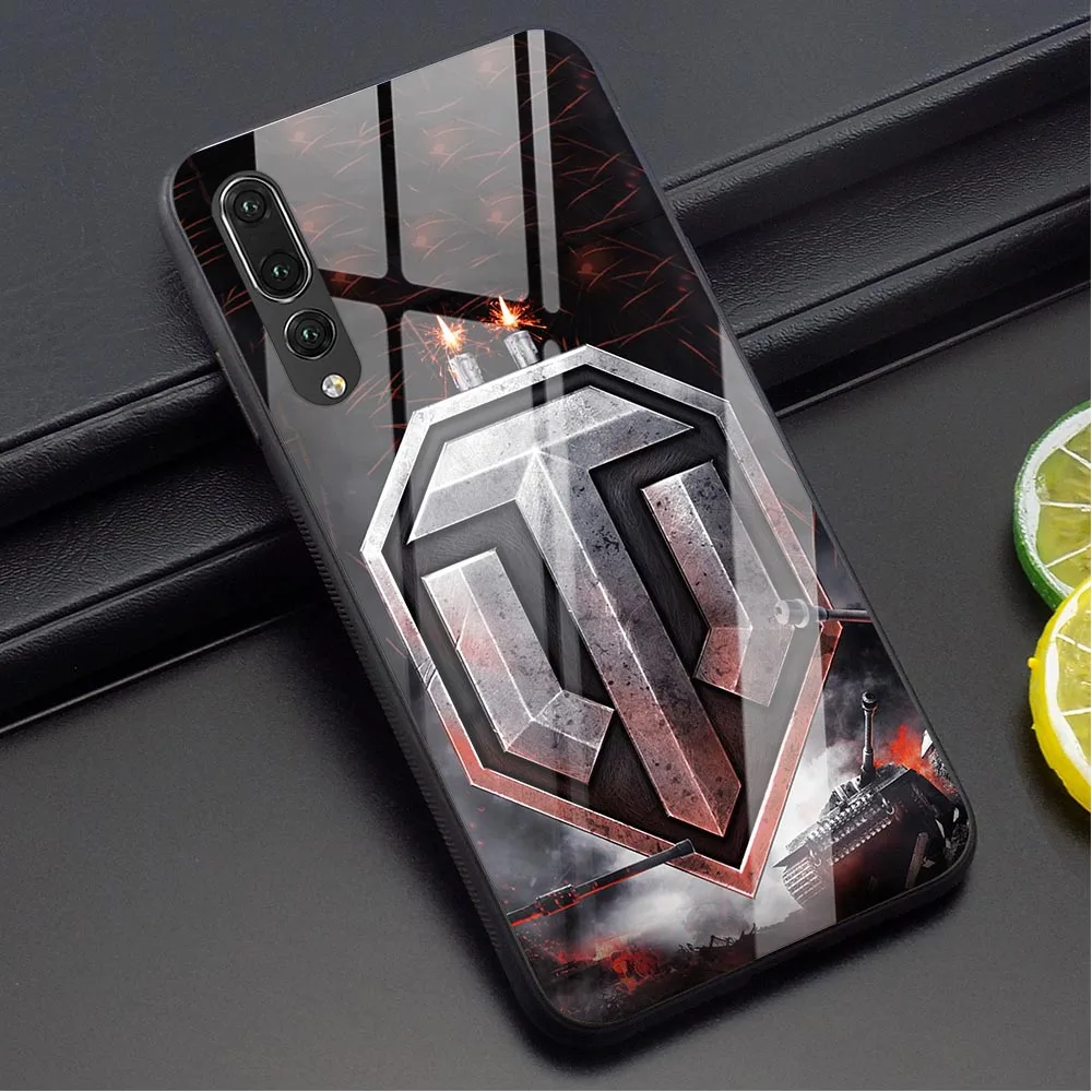 K0102202 Чехол для телефона world of Tanks из закаленного стекла для huawei P30 Lite mate 20 Lite Honor 9 10 Lite 7A P10 P20 P30 PRO P Smart - Цвет: K0102202