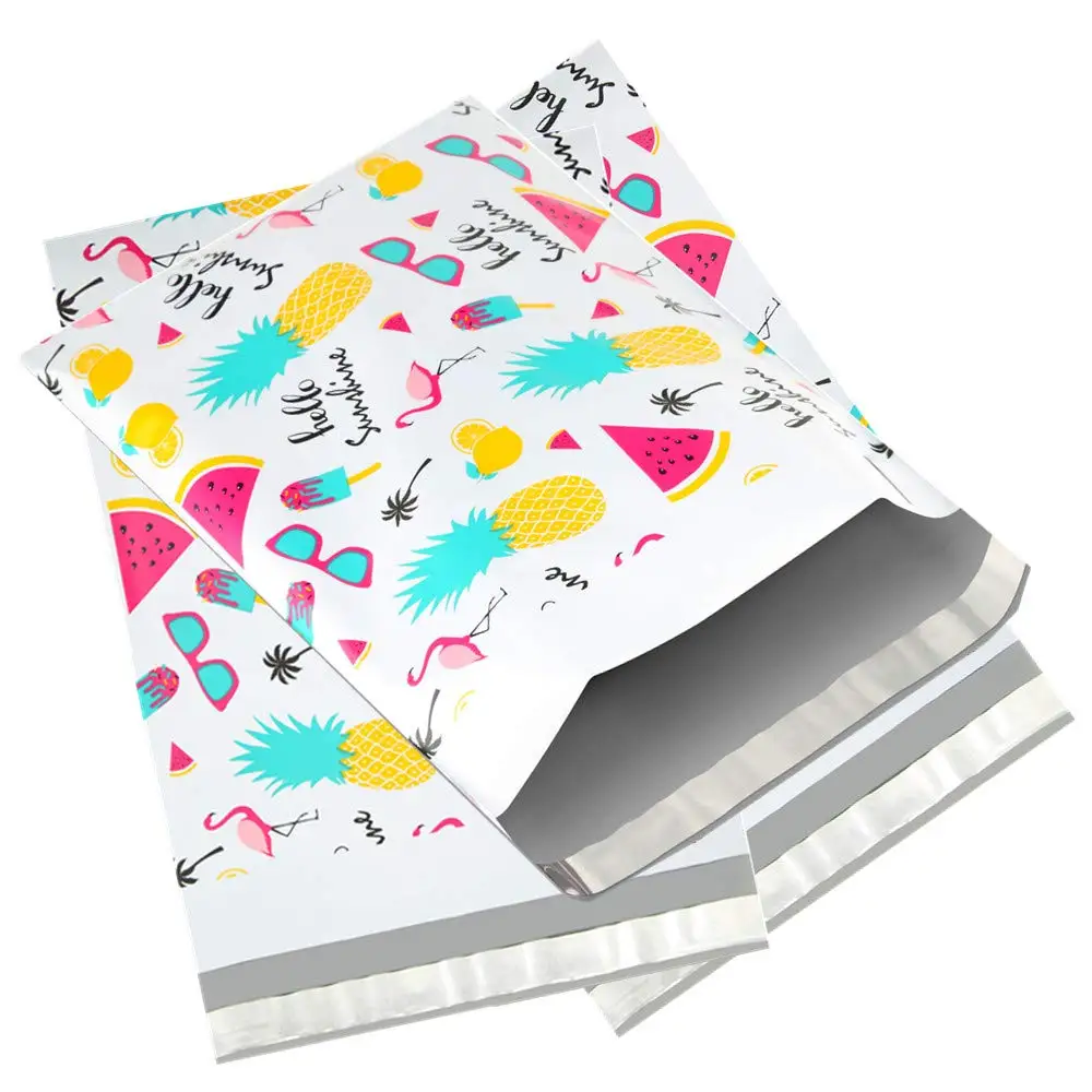 

10x13" Poly Mailers Shipping Envelopes 255x330mm Printed Bags, Sunnme Element 2.35MIL, Pack of 100