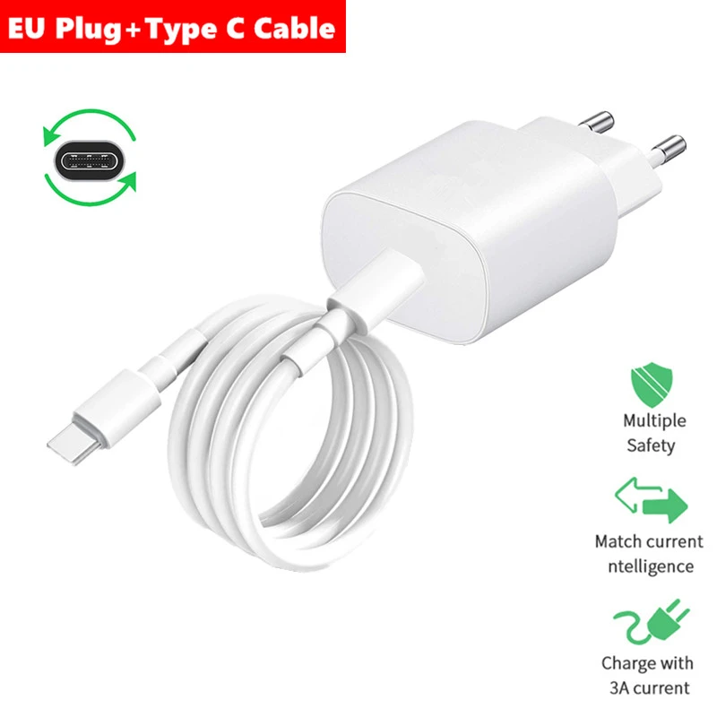 For Samsung S21 Plus S21 20 Ultra A52 25W PD Surper Fast Charger Type-C To Usb C Cable for Samsung Z Fold 2 5G Tab S7 Note 10 20 usb quick charge