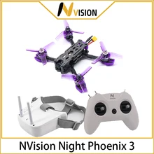 NVision – Mini Drone tcmrc 3 pouces FPV Night Phoenix 1607, 2800kv, moteur sans balais avec caméra, Kit pour Quadcopter RC, jouet cadeau