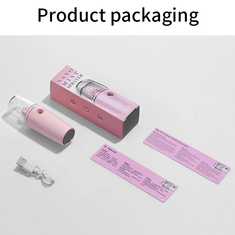 Портативный нано распылитель воздуха USB зарядка увлажнитель 30 мл Увлажняющий