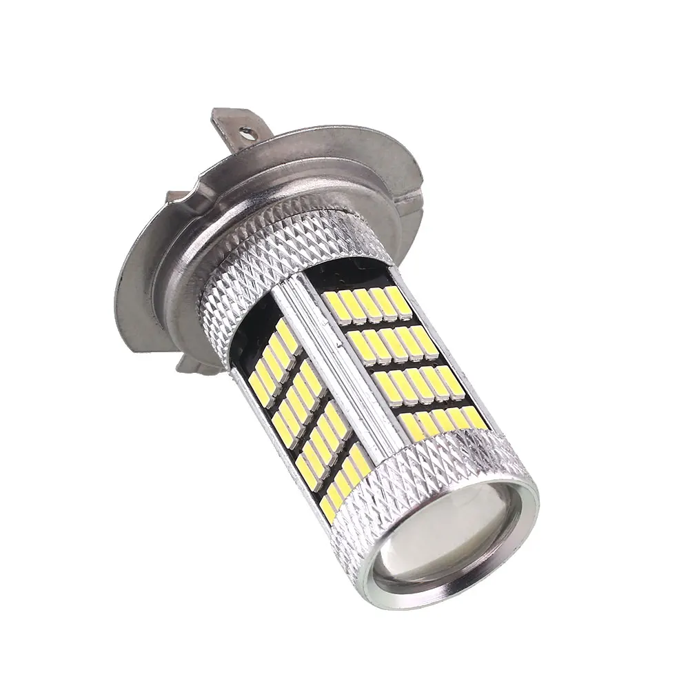 H7 4014 92SMD фара Автомобильный светодиодный фонарь мощный налобный фонарь Противотуманные фары универсальные лампочки передняя фара мотоцикл светодиодный фонарь