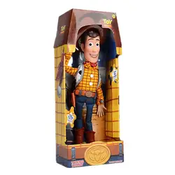 Новое поступление 43 см игрушка история разговора древесное освещение Buzz фигурки модель игрушки Детский Рождественский подарок Бесплатная
