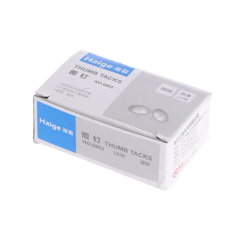 Metal Thumb Tack push pins 80Pcs/Box for Office Scene Poster