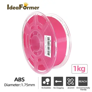

Ideaformer 3D Printer Filament ABS Net Weight 1KG 1.75mm High-Quality Filament Vacuum Packaging For 3D printer Plastic Filament