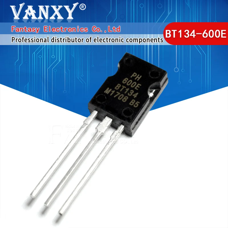 10 шт. BT134-600E-126 BT134-600 TO126 Новый | Электронные компоненты и принадлежности
