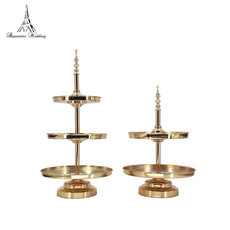 7pcs 2 tiers cake pa 7 шт./упак. свадебного стола центральным золотая металлическая стойка для торта Торт pa десерт подставка для свадебного торта, украшение для свадьбы, дома, Декор - Цвет: 7pcs 2 tiers cake pa