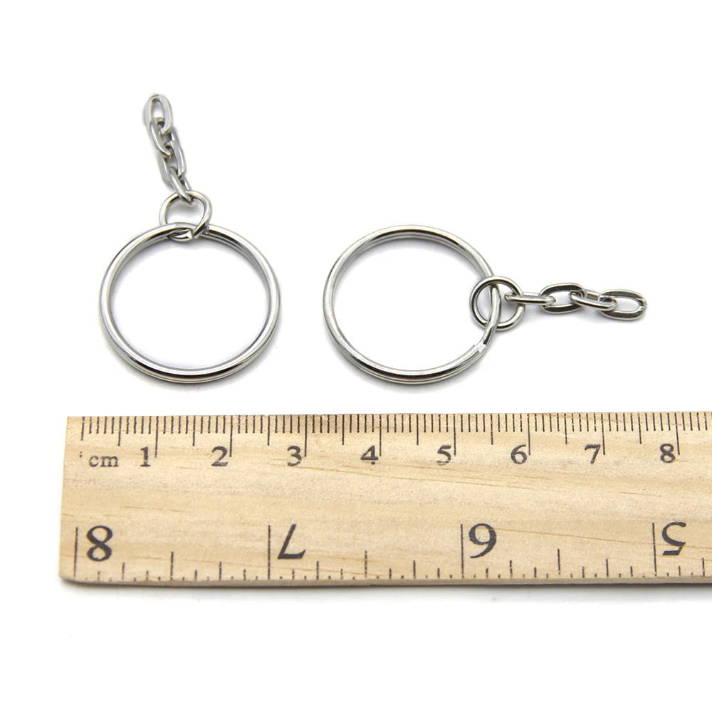 David accessories 100 шт./лот 15x25mm металический брелок для ключей с самодельная сумка кулон брелок для ключей автомобиля брелки для ключей на цепочке, 100Yc7997