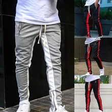 Мужские спортивные штаны для бега на молнии, спортивные футбольные штаны для футбола, длинные тренировочные спортивные штаны, леггинсы для бега, спортивные штаны, спортивные штаны