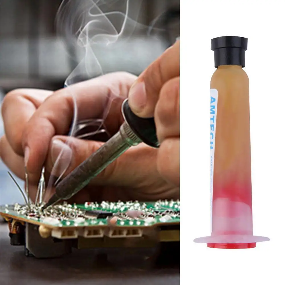 

5Pcs Weak Acid SMD Soldering Paste Flux Grease SMT RMA-223 10cc Repair Tool PCB Solder IC V3W5